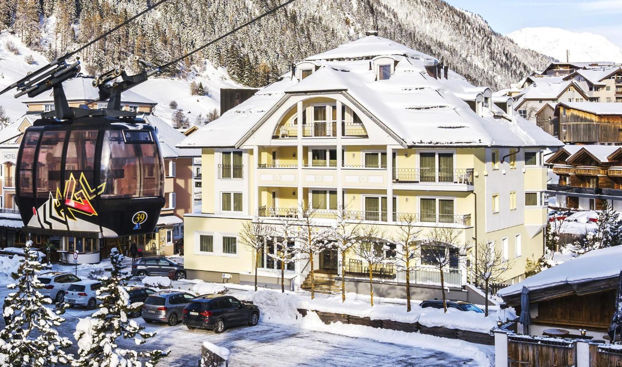 Hotel Garni Astoria Ишгль Экстерьер фото